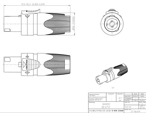 Speakon connector wiring diagram database speakon connector wiring diagram source: Neutrik NL4FX Speakon Female 4 Pole Cable Connector ...