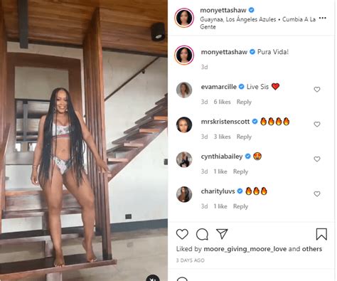 Ne Yo S Ex Monyetta Shaw Displays Her Summer Body In Different Bikinis