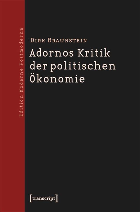 Adornos Kritik Der Politischen Ökonomie