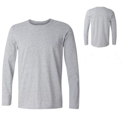 Maybe you would like to learn more about one of these? Fashion Grey Long sleeve t shirt @ Best Price Online ...