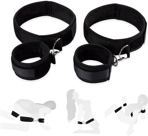 Adult Couple Sex Restraints Set Wrist And Ankle Tied