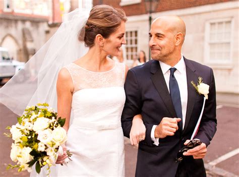 stanley tucci and felicity blunt from celebrity weddings e news