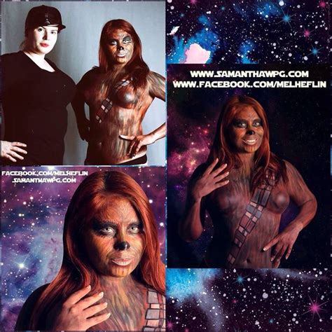 Starwars Bodypainting Inspiration Chewbacca Wookie