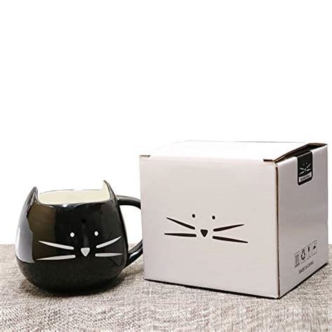 Koolkatkoo Cute Ceramic Cat Coffee Mug 12 Oz Cat Lovers Kitty Tea Mugs Ts For Women Girls