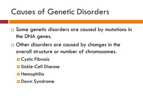 Ppt Human Genetic Disorders Powerpoint Presentation Free Download