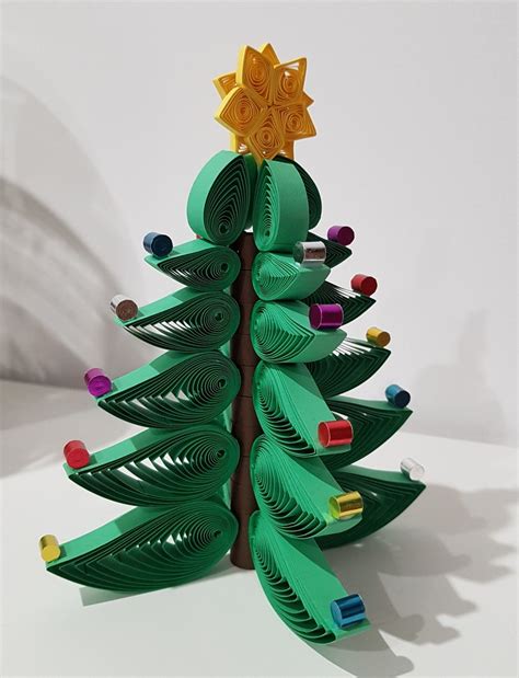 Quilled Christmas Tree Manualidades Manualidades Creativas