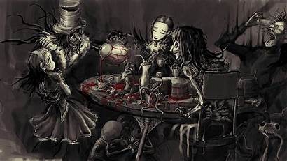Alice Gothic Dark Wonderland Tea Aesthetic Creepy