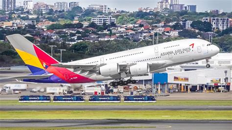 30 Big Plane Takeoffs And Landings From Up Close At Syd Sydney