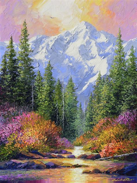 Art Charles Pabst Landscape Paintings Abstract Painting Artwork