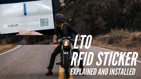 Motorcycle Rfid Sticker Easy Installation Youtube