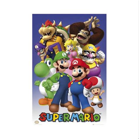 Nintendo All Stars Poster Poster Print