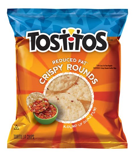 tostitos® reduced fat crispy round tortilla chips 1 45oz pepsico school source k 12