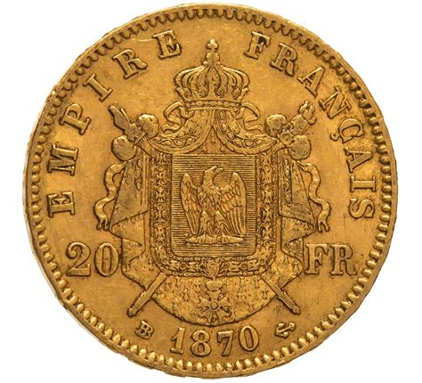 Buy 1870 Gold Twenty French Franc Coin From Bullionbypost From 43200