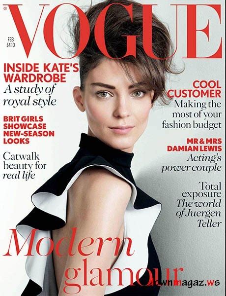 Vogue Uk February 2013 Download Pdf Magazines Magazines Commumity