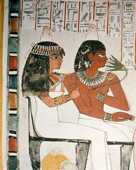 Ancient Egyptian Blog On Instagram A Detail Of A Wall Painting In The Tomb Of Pere Depicting