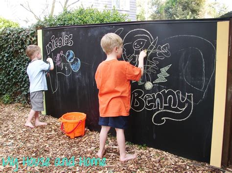 Cool Diy Outdoor Chalkboard For Kids Summer Fun Kidsomania