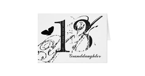 13th birthday wishes happy 13th birthday sister birthday card. 13th birthday for a granddaughter, butterfly. card | Zazzle