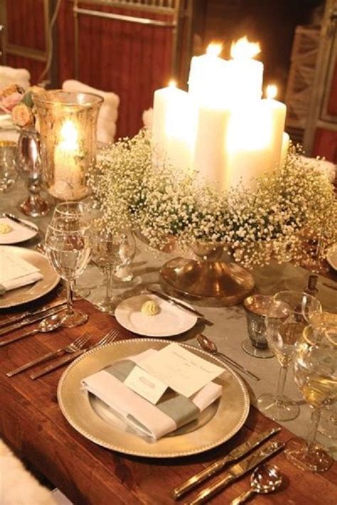 Romance And Warmth 29 Genius Winter Wedding Table