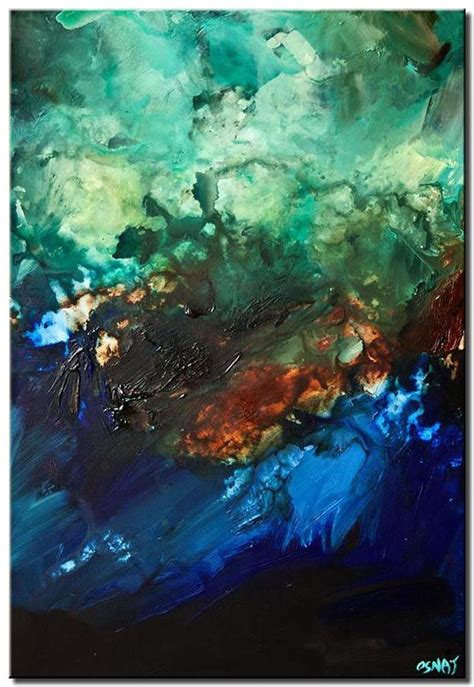 Abstract And Modern Paintings Osnat Fine Art Painting Blue