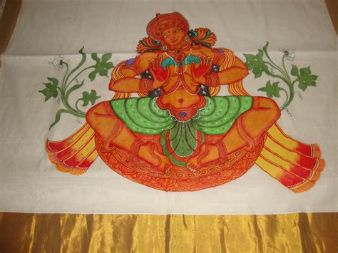 Kerala Stores Kerala Sarees With Mural Paintings A New Trend