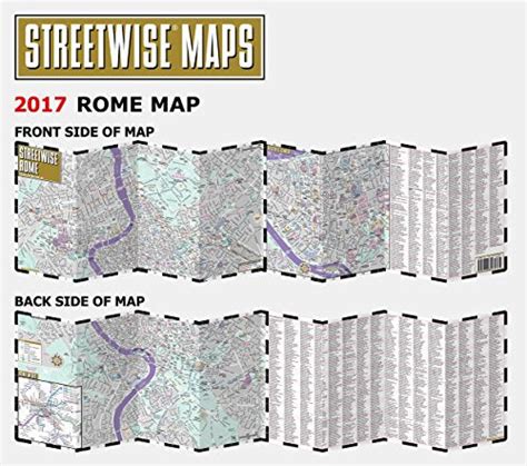 Streetwise Rome Map Laminated City Center Street Map Of Rome Italy