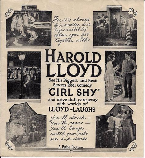 harold lloyd in “girl shy” travalanche