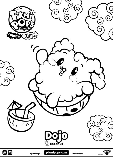 These free printable unicorn coloring pages makes a wonderful coloring activity for those who love mythical creatures. Pikmi Pops Coloring Pages - GetColoringPages.com
