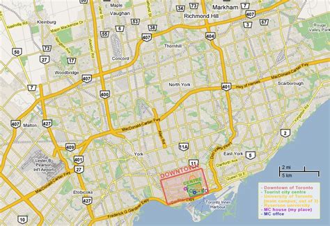 Toronto Map And Toronto Satellite Image