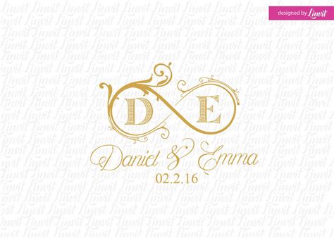 Wedding Logo Wedding Monogram Wedding Monogram Logo Luxury Wedding