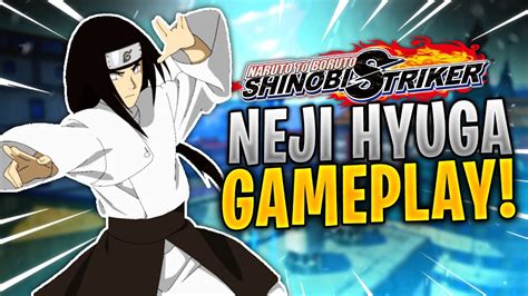 Byakugan Neji Hyuga Dlc Gameplay Naruto Shinobi Striker Youtube