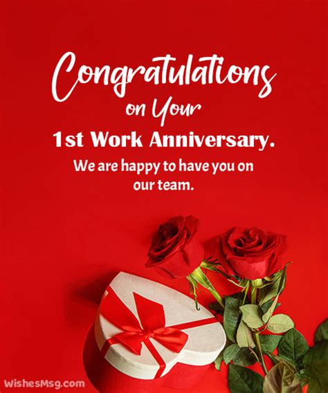 Happy 1st Year Work Anniversary Wishes Printable Templates Porn Sex