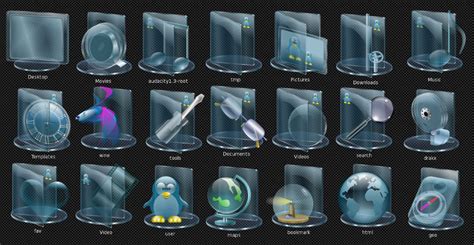 8 Custom Desktop Icons Images 3d Glass Desktop Icons Gmail Icon On