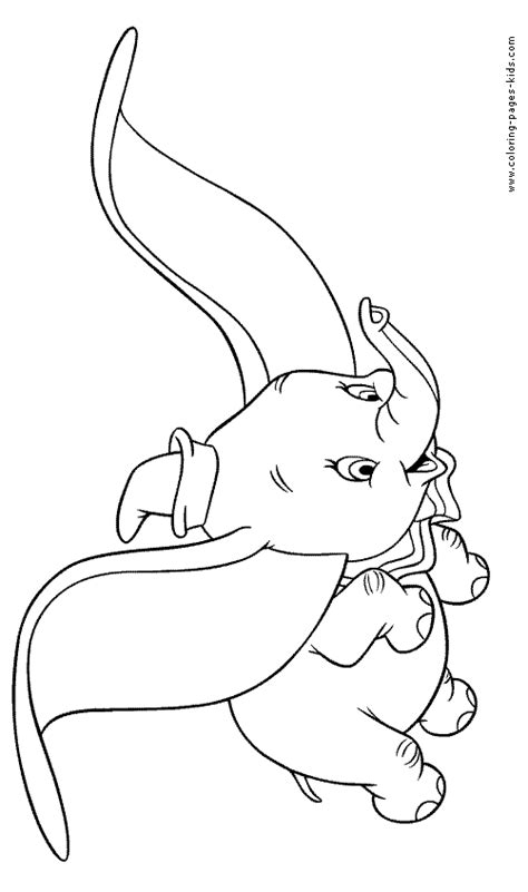 Baby elephant dumbo is unbelievably cute coloring pages cute. allcoloring.com | Disney coloring sheets, Cartoon coloring ...