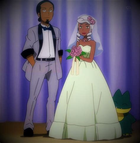 Prof Kukui And Burnet S Wedding By Pokemonsketchartist Pokemon Guzma Pokemon Burnet