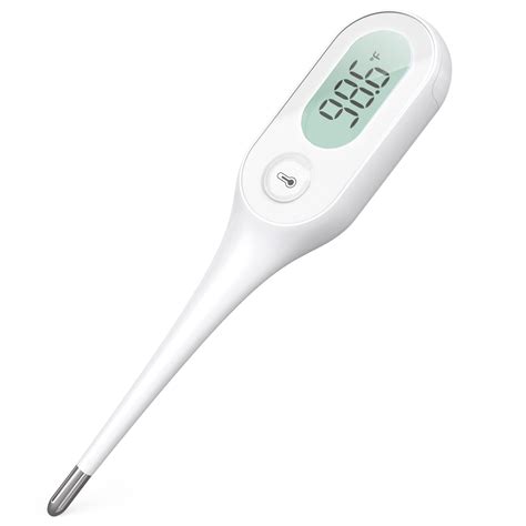ihealth digital oral thermometer pt1 fever thermometer with dual sensors for high accuracy