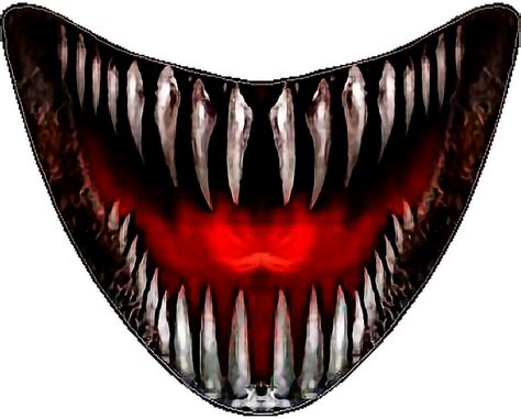 Teeth Mouth Lips Scary Monster Halloween Blade Teeth - Scary Mouth png image