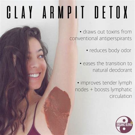 Benefits Of A Clay Armpit Detox Armpit Detox Detox Skin Care