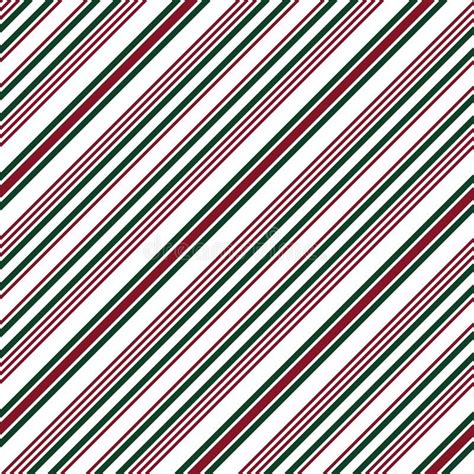 Christmas Diagonal Striped Red And Green Lines On White Background With