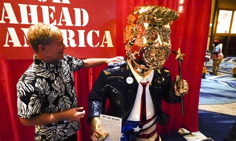 Golden Trump Statue Turning Heads At Cpac Was Made In Mexico Donald