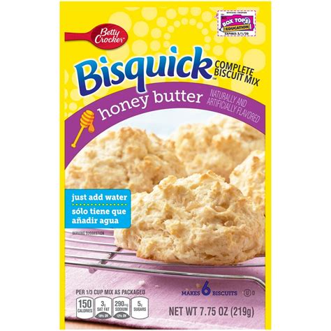 Betty Crocker Bisquick Biscuit Mix Complete Honey Butter 775 Oz Pouch