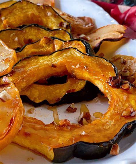 Roasted Herbed Acorn Squash And Pears Norine S Nest