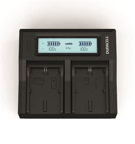 Canon Lp E6n Dual Battery Charger Duracell Charge