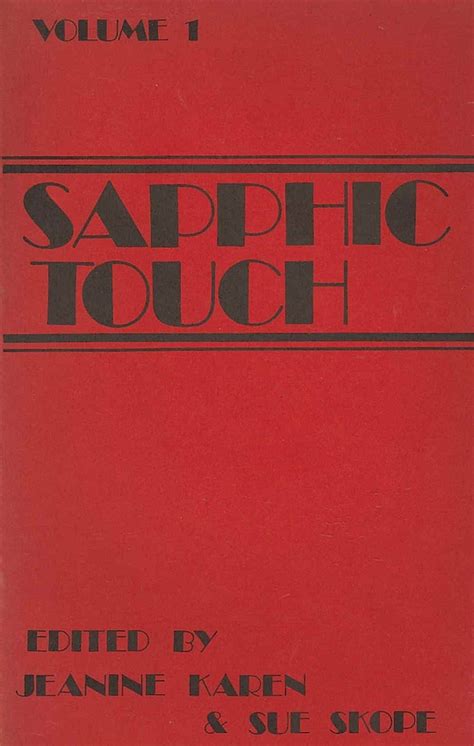 Sapphic Touch A Journal Of Lesbian Erotica By Jeanine Karen Librarything