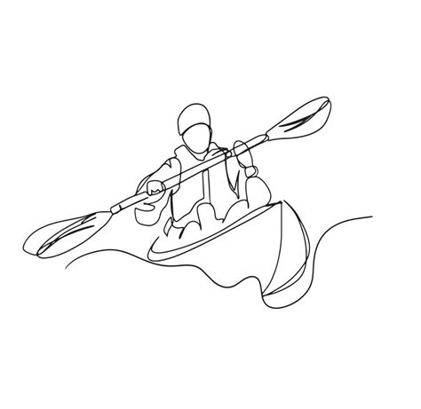Detalles Más De 78 Kayaking Dibujo Muy Caliente Vn