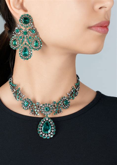 Magnificent Emerald And Diamond Parure Circa 1770 Magnificent Jewels