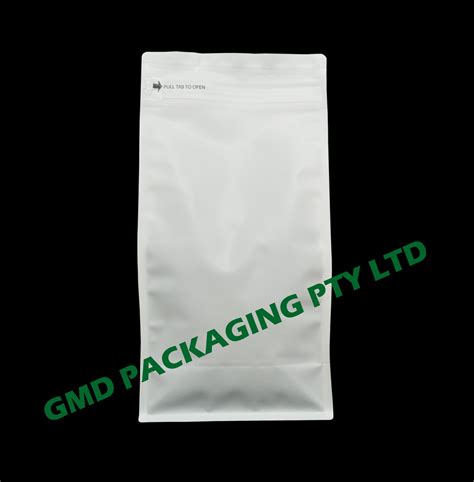 Gmd Packaging Pty Ltd Recyclable Packaging 500g With Zip Matte White