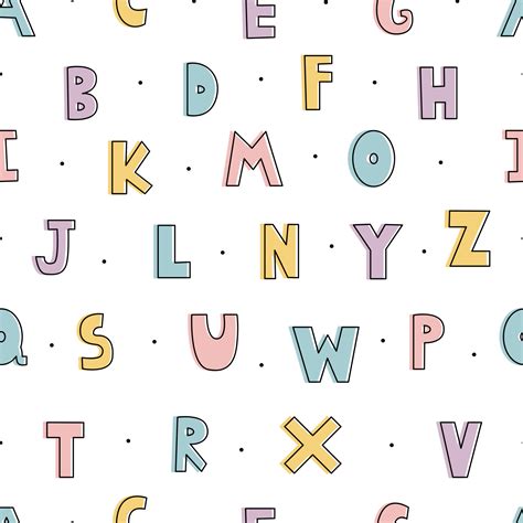 Alphabet Wallpaper For Kids