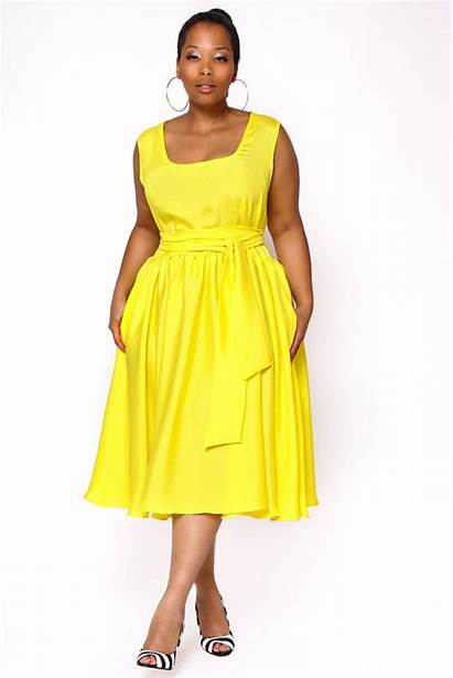 Plus Yellow Dresses Spring Summer Fun Sundress