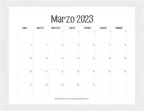 Calendario Marzo 2023 Para Imprimir Minimalista Imagesee Vrogue Vrogue