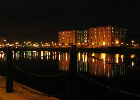 Albert Dock At Night Free Photo Download Freeimages